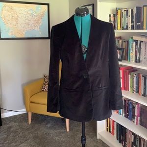 Madewell Velvet Blazer